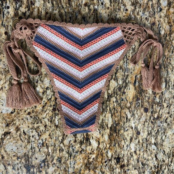 Aerie Crochet Cheekiest Tie Bikini Bottom Size M - Picture 4 of 7
